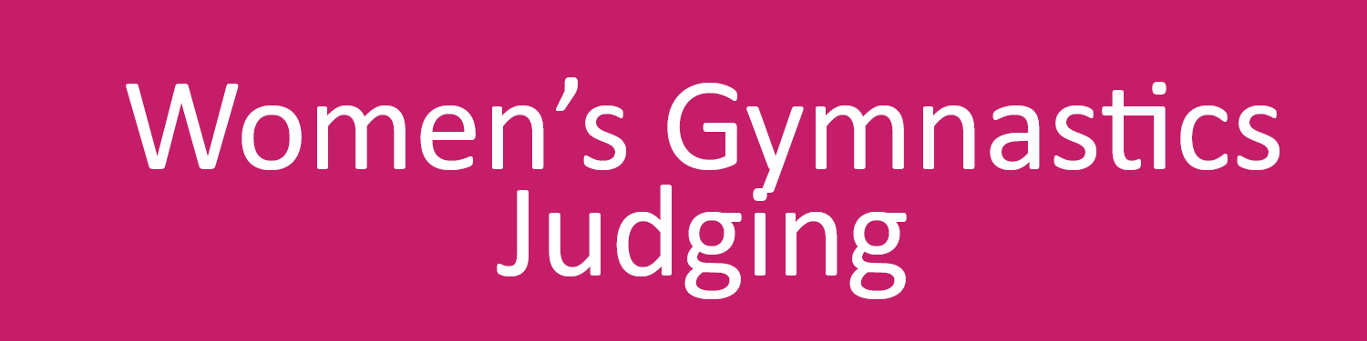 Women's Gymnastics Judging